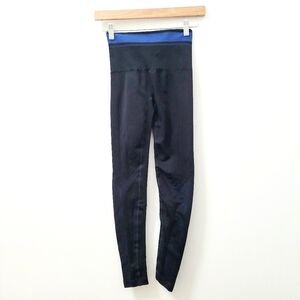 NWOT LNDR Women's Navy Blue  High-Waisted Compression 7/8 Leggings XS/S